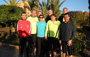 En 2012 , à Marrakech :séjour et marathon.