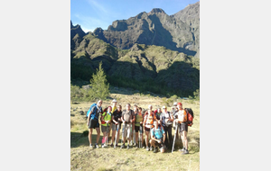 En 2013 : Trek à la Réunion sur le parcours de la Diagonale.